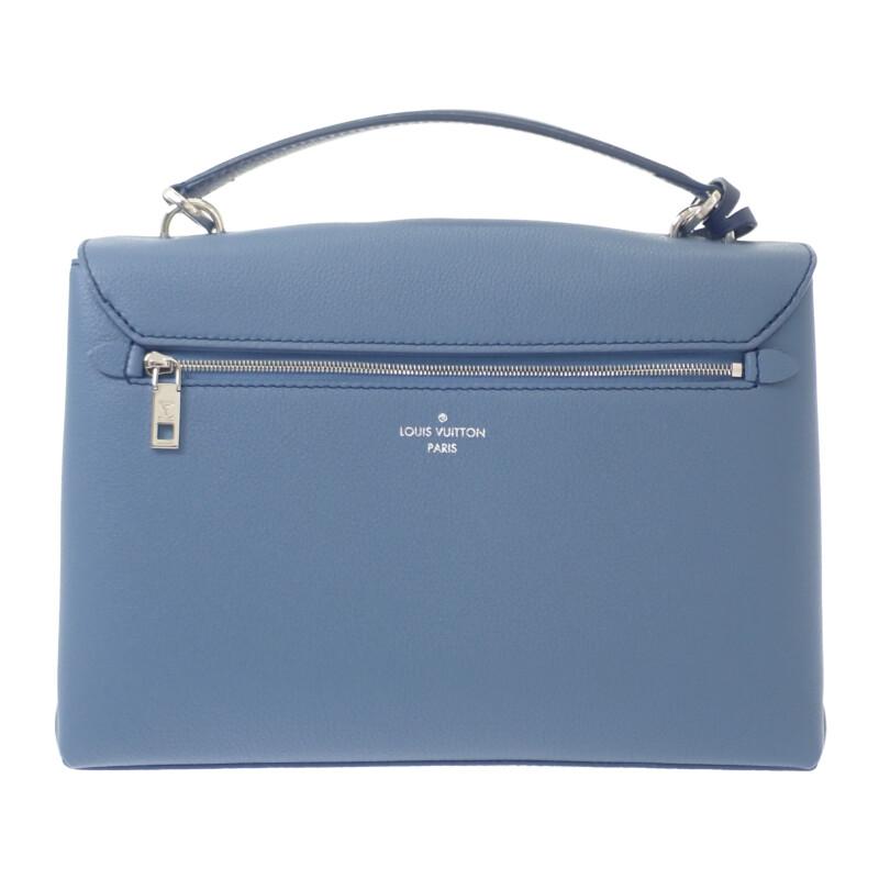 LOUIS VUITTON  M51415 2WAY bag blue/Ivory Taurillon Clemence Women