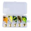5Pcs Vibrating Metal Fishing Lures Artificial Hard Baits Spinner Spoon Lure For Long Distances Casting And Durability