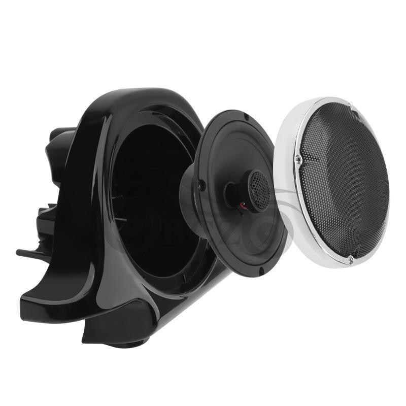 Front Fairing Bumper Horn Cover with Speakers for Harley Street Glide