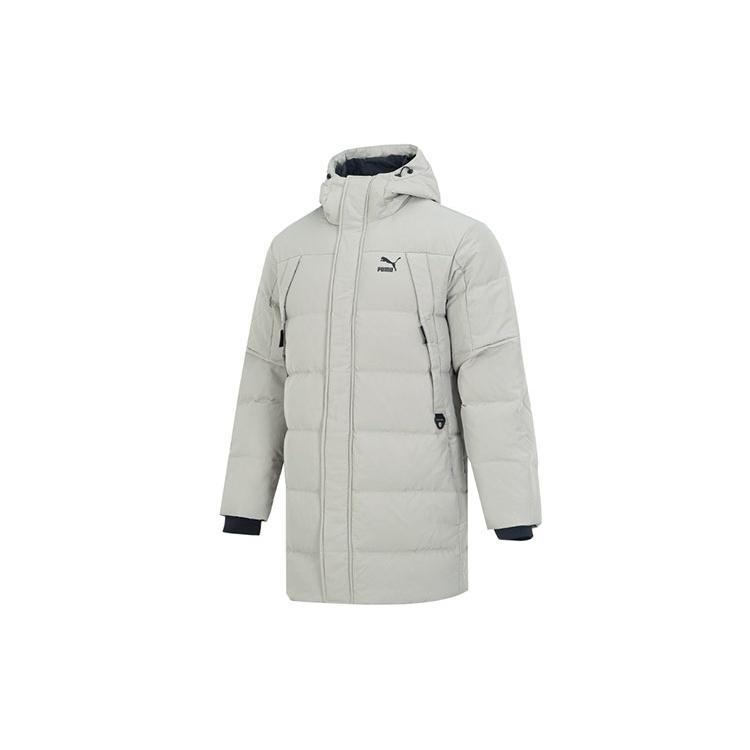 PUMA Protective Hooded Down Coat Green Men s 535582-68 L