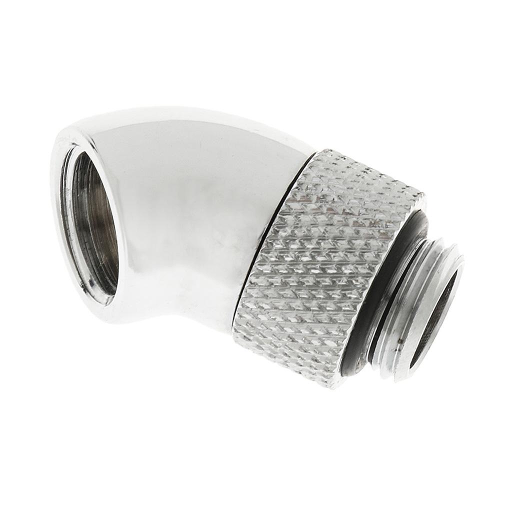 1# 2 Pcs 90 Degree Fitting Adapter G1/4 Thread for PC Water Cooling System Redxiao 90 Degree Water Cooling Fitting Adapter 1# 2 Pcs 90 Degree Fitting Adapter G1/4 Thread for PC Water Cooling System Redxiao 90 Degree Water Cooling Fitting Adapter