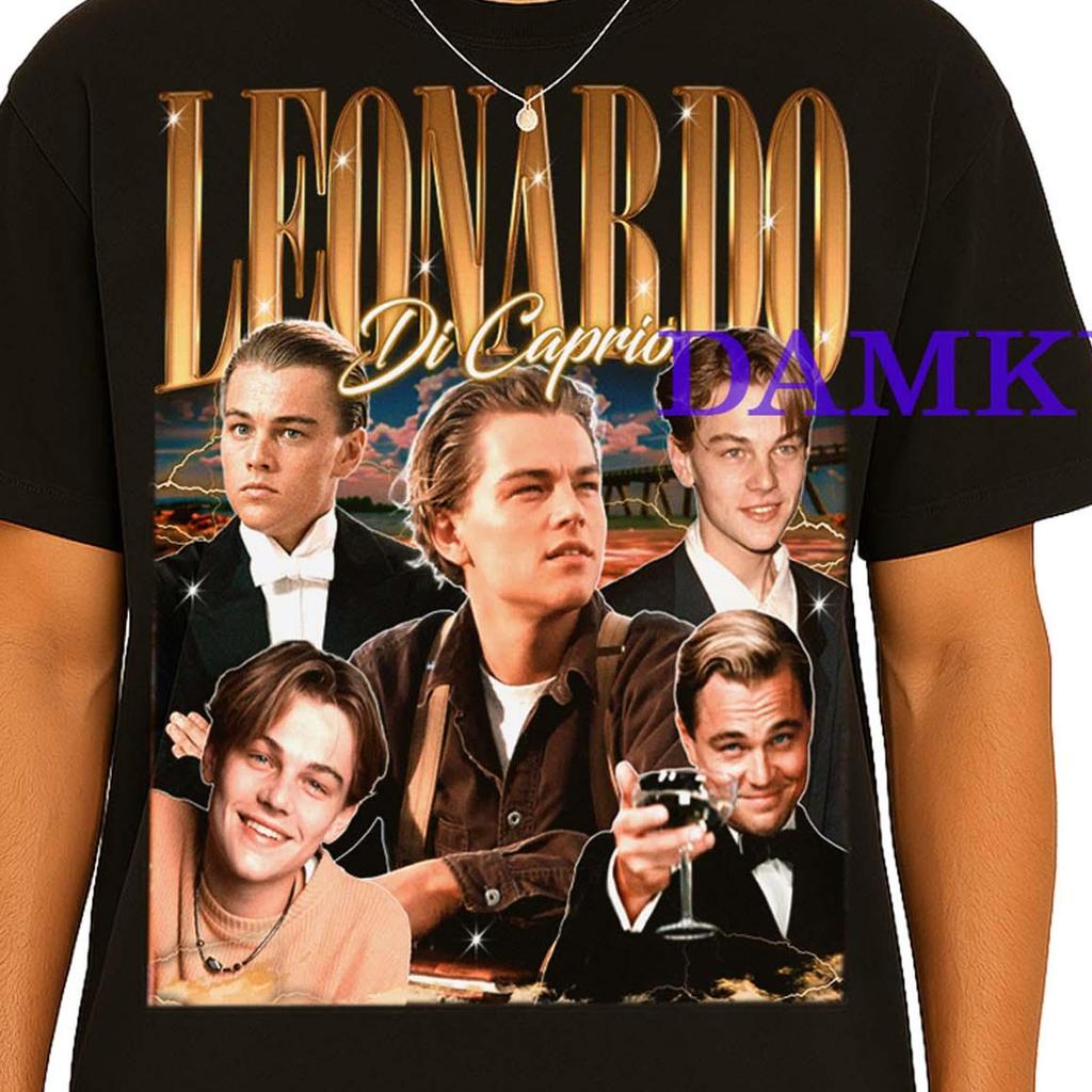 Maglietta Leonardo DiCaprio, Maglietta per Fan di Leonardo DiCaprio, Regalo Merch Leonardo DiCaprio, Maglietta Leonardo DiCaprio, T-shirt Leonardo Di Caprio