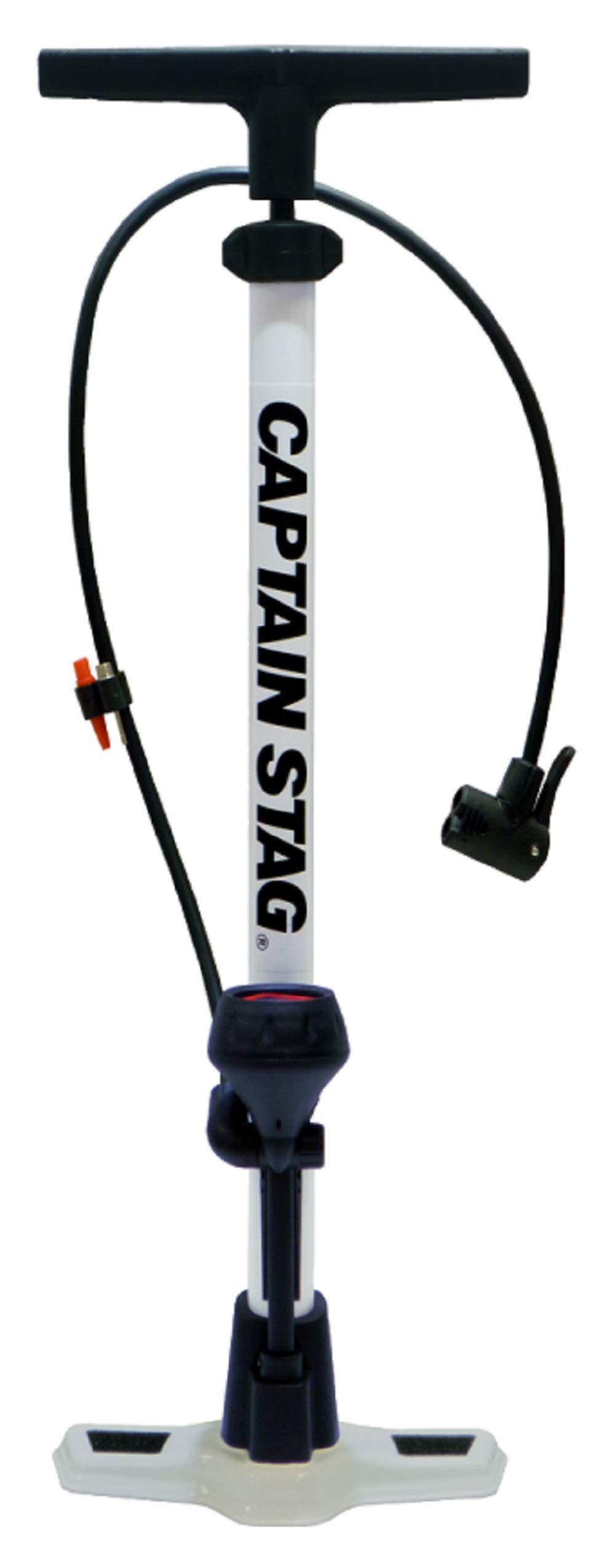 

Насос Captain Stag Air Filler SG с американским и французским клапанами Y-3143 Железо/В комплекте манометр/Совместимый британский, (белый) белый