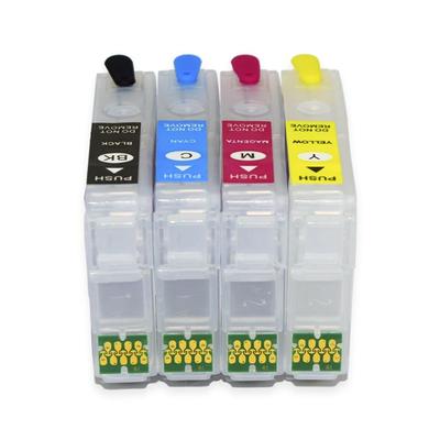 Cartucho de tinta - boma-team - T2991 - Recargable - Compatible Epson - Chip de auto-reseteo