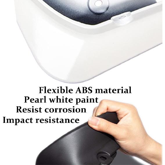 Mud Flaps For Tesla Model 3 2016- Splash Guards Front Rear Fender Protection Mudflaps No Need To Drill Holes (Set Of 4, White)