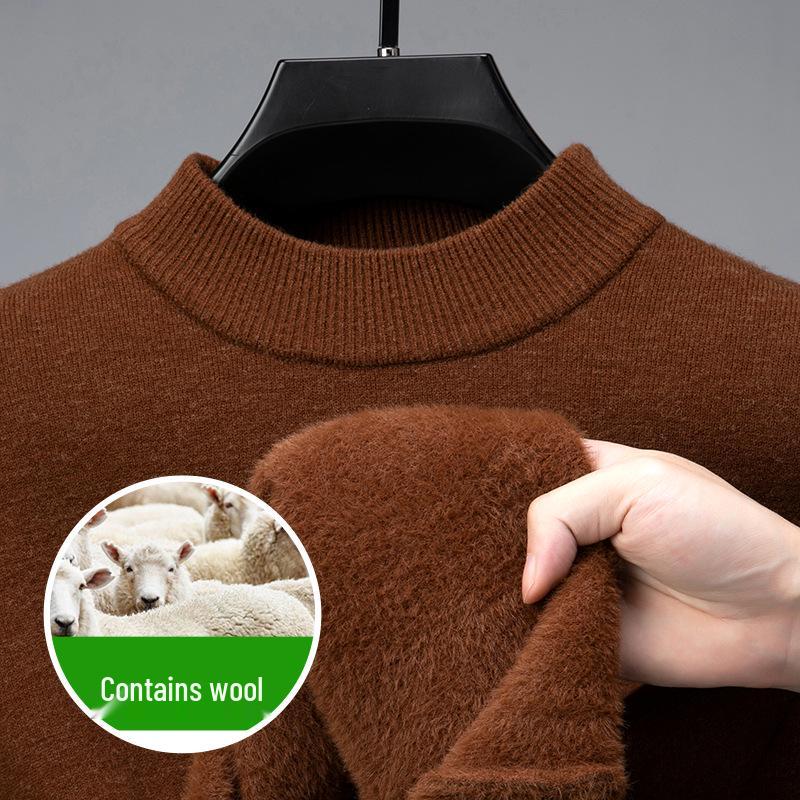 Men's Luxe Wool Half-High Collar Sweater 2024 - Autumn/Winter Collection