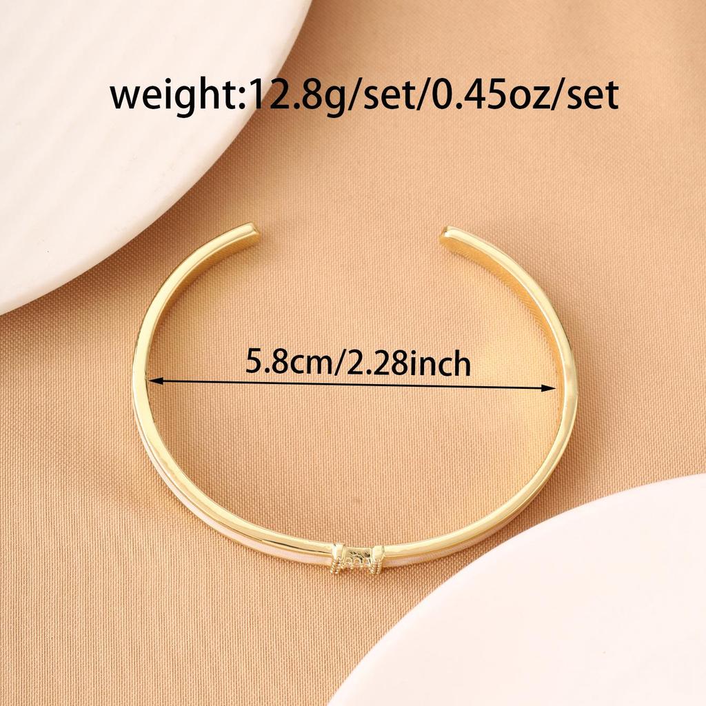 Zirkon Brieföffner Armreif: Exquisites High-End Pendlerarmband für Damen