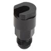 EFI Adapter Quick Disconnect Aluminum Alloy Black Anodized Waterproof AN Male Push On Fuel Line Fitting