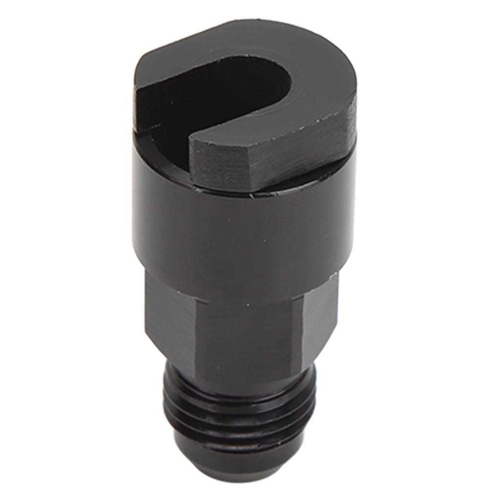EFI Adapter Quick Disconnect Aluminum Alloy Black Anodized Waterproof AN Male Push On Fuel Line Fitting