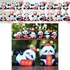 Unique Pvc Panda Series Ornament Perfect For Festive Cake Decorations And Whimsical Room Accessories Gifts