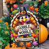 Happy Thanksgiving Garden Ag 12x18 Double Sided Fall Harvest Turkey Yard Ag Gobble Gobble Autumn Outdoor Decorations Far SSL