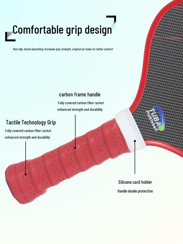 T700 Carbon Fiber Pickleball Paddle Set - Advanced K-Pattern Matte - In Stock Sports Equipment