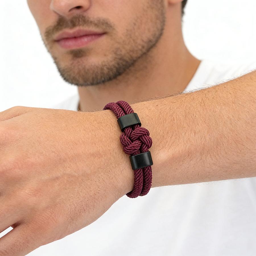 Creative Cord Bracelet For Men 6 Colors Options Special Braided Knot Charm Braslet Perfect Gift For Him Wrist Accessories Homme