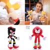 Soft And Huggable 28cm Sonic The Hedgehog Shadow Amy Rose Knuckle Tail Plush Doll
