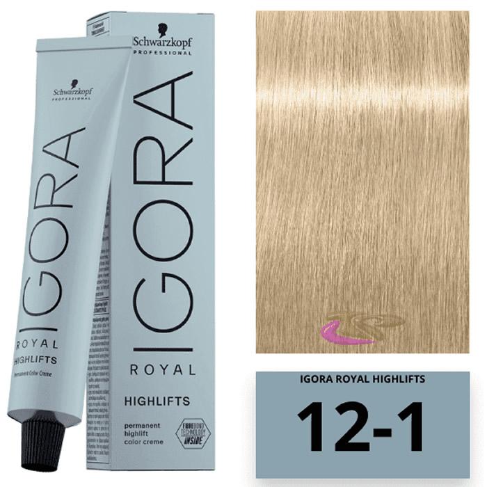 

Schwarzkopf Igora Royal Highlifts Ash 12-1 60мл