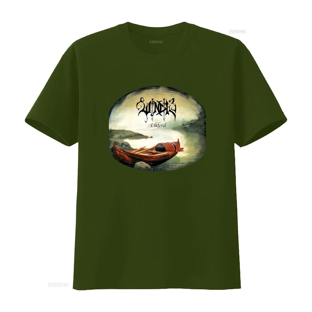 WINDIR LIKFERD Album Band T Shirt Full Size S To 5XL Unique Design for Metal Fans Vintage Washed Top For Everyday Wear Unisex