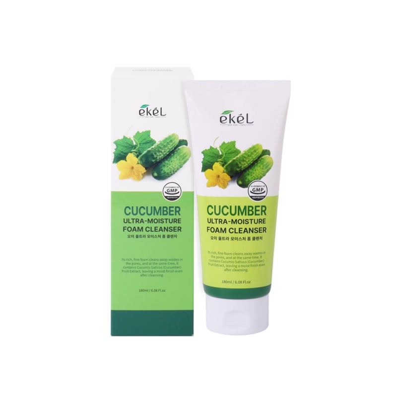 Ikel Ultra Moisture Foam Cleanser 180ml Cucumber / Cleansing Foam