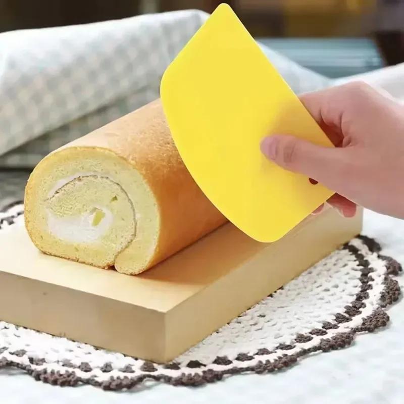 Tagliapasta in plastica per biscotti, fondente, pane, pizza, utensili, spatola per torte, raschietto per burro, utensili da cucina per pasticceria e panetteria