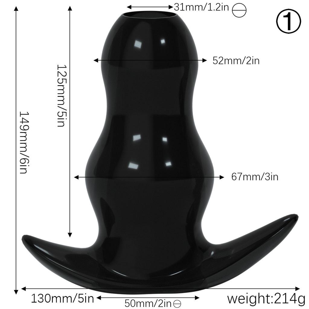 Silicone Anal Plug Anal Plug G Point Back Court Male And Female Hollow 5Size