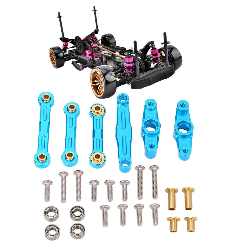 RC Car Steering Tie Rod Alloy Enhanced Performance Steering Assembly Upgrade Parts for  02 RC Car