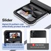 Drop Protection Acrylic Folding Clear Case For Samsung Galaxy Z Flip 4 5g Flip4 Zflip4 Camera Protective Phone Bag Funda Coque