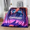 1pc, Disney Pixar Onward Movie Poster Print Blanket Perfect for Couches, Beds, Cars, Beaches, Gifts