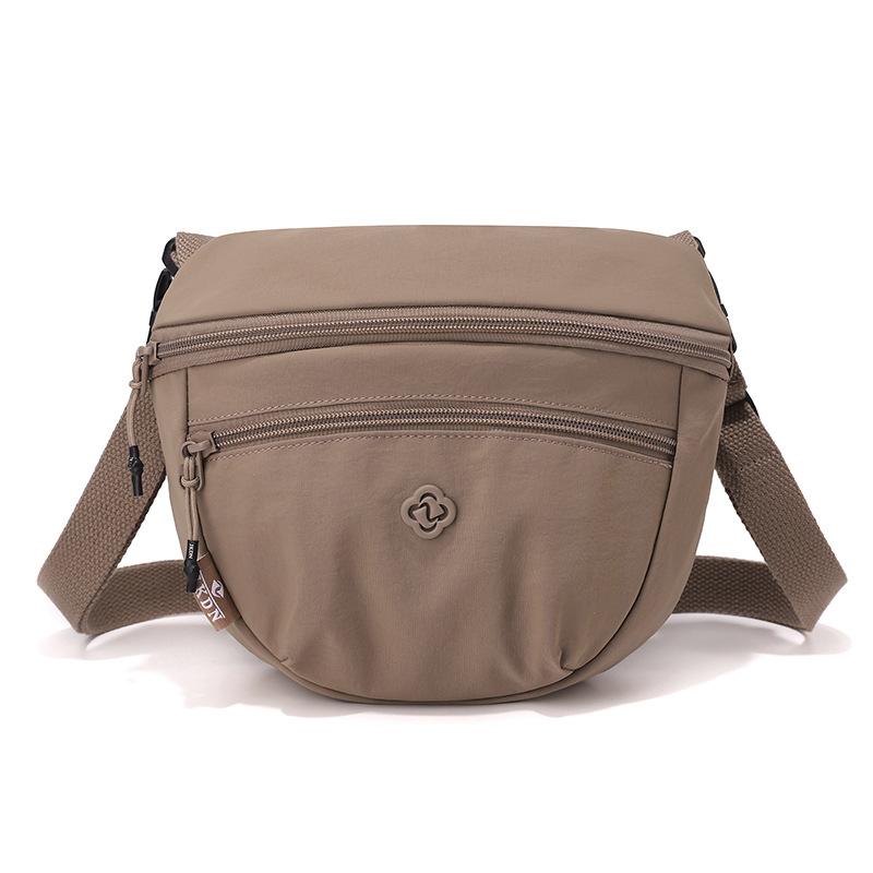 Waterproof Nylon Crossbody Bag Multi Pocket Casual Shoulder Bag for Women