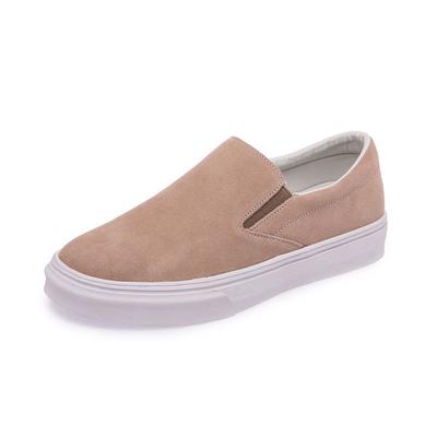 Fashion 2cm Leather Vulcanized Shoes Women Spring Autumn New Fashion Women's Shoes Anti Slip Lightweight Retro Loafers Women Sneakers