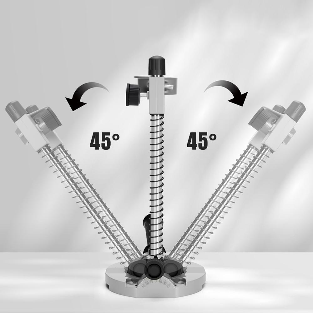 90 Degree Adjustable Angle Drill Holder Stand Positioning Bracket For Electric Drills Woodworking Metal DIY Power Tool Accessory