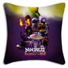 Fantastico gioco per federe Ninjagos, copricuscini con cartoni animati, divano decorativo per la casa, stampa fronte-retro, morbido e carino.