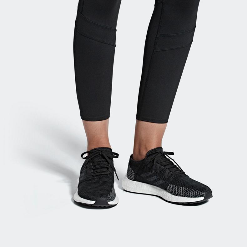 New Adidas Pure Boost Go Core Black Grey Five Women's B75665