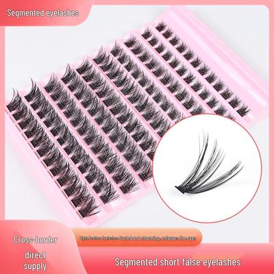 Cils Groupés Naturels Bouclés Épais 30D40D – Faux Cils de Greffage Grande Capacité
