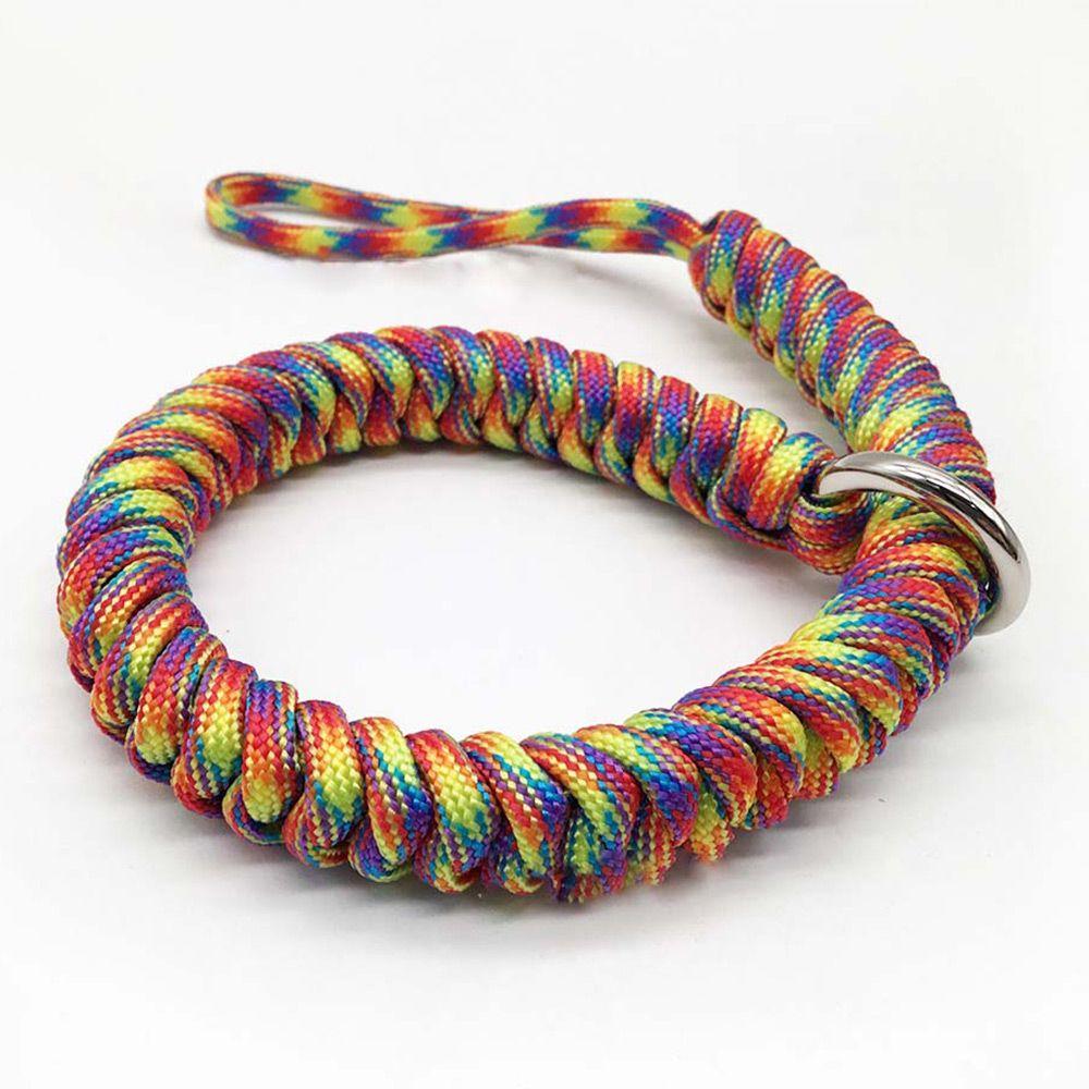 Oplétaný náramek proti ztrátě Řemínek na zápěstí Paracord Outdoor Horolezecké lano Kamera