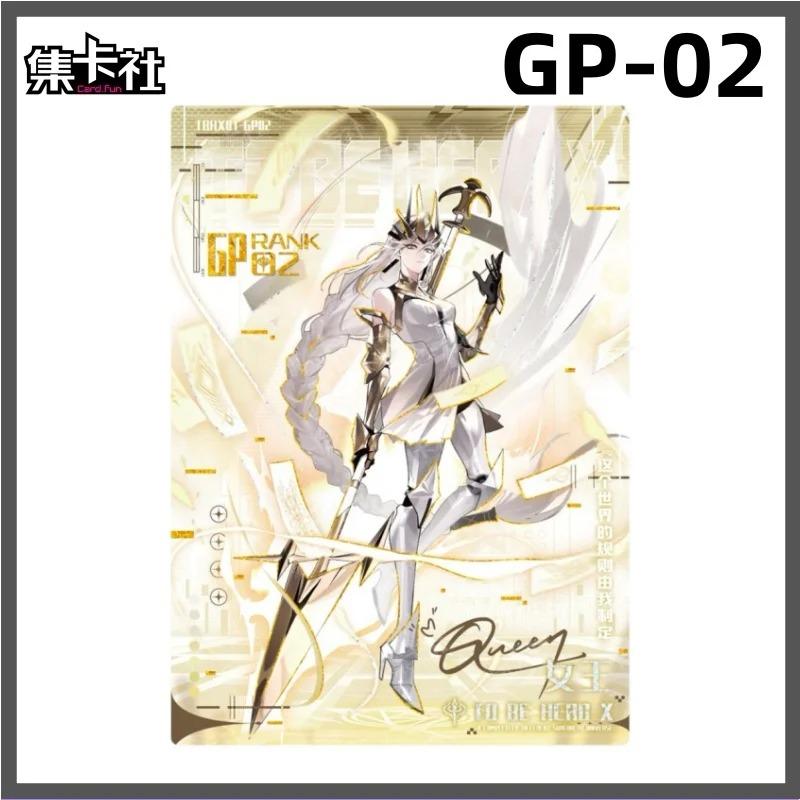 Genuine To Be HERO X Card Heroes Are Coming Series Rare Wei Chao Queen Liang Long Signed Cards GP SEC QR Collection Card
