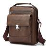 WEIXIER Men's Leather Crossbody Shoulder Bag  Classic Messenger Bag Waterproof Briefcase Satchel Travel Bag