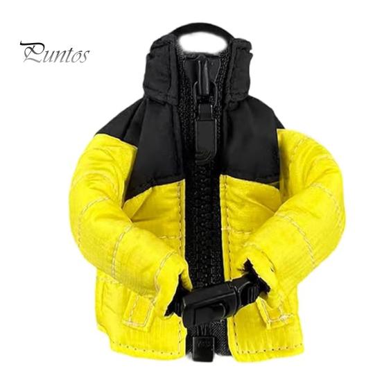 

Міні-пуховик, брелок, тканина, брелок на блискавці, класний смішний брелок, подарунок для чоловіків, жінок, модний аксесуар жовтий