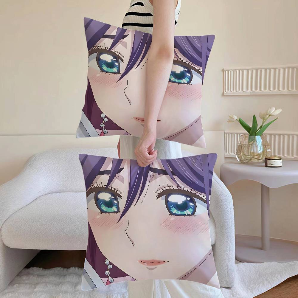 K-Kiss Him Not Me Pillow Case Anti-dustmite Pillowcase Invisible zipper silky Sofa cushion cover