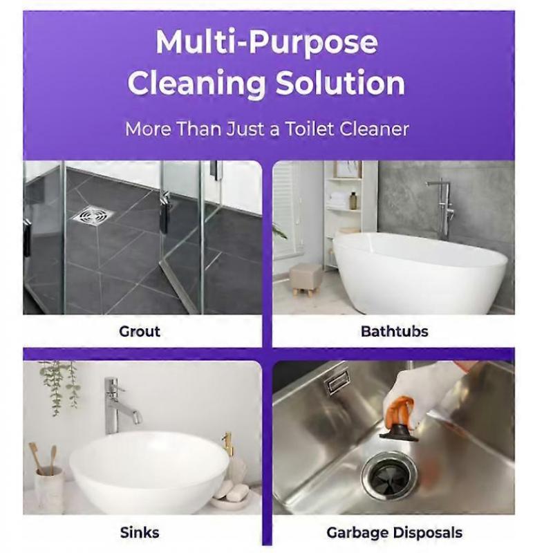 Toilet Cleaner, Insta-Action Fizzclean Foam For Sparkling Clean Toilet, Eliminates Stains In 20 Min, Scrub-Free Cleaning, Powerful Deep Cleaning