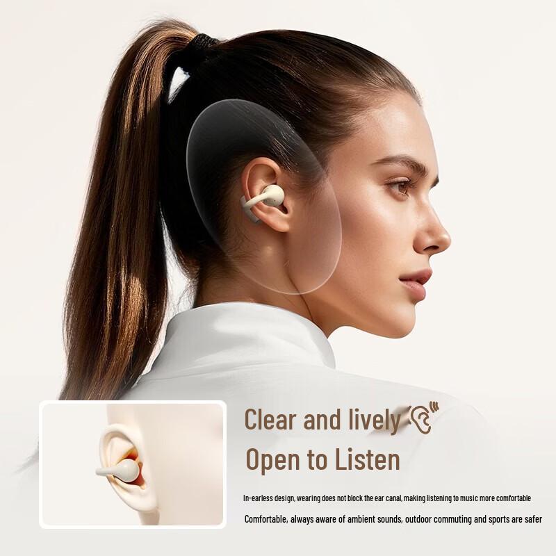 Lanston AirSoul Mix Open-Ear Clip-On Wireless Sports Earbuds