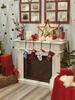 Metal Fireplace Garland Hanger with 2 Metal Hooks Mantel Hanger No Drill Display Hanger No Slip for Fireplace Garland Vine Desk