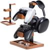 Stable Gaming Headset Stand Wood Controller Display Stand  Desktop Decoration