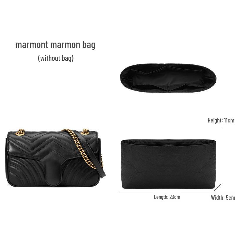 Meisterhandwerker Guci Marmont Mini Dupont Tasche mit Papierfutter und Umhänge-Schulterriemen