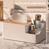 Taschentuchbox, Desktop-Papierbox, Wohnzimmer-Couchtisch, Kreativer leichter Luxus, Hochwertiges Gefühl, Multifunktionale Serviettenaufbewahrungsbox