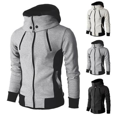 Men's Hooded Zippered Sweater Casual  Winter Jacket Sports Outdoor Men's Clothing