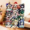 Hot Anime S SymphoGearS Blanket For Soft Throw Blanket for Picnic Bed Sofa Home Bedroom Cozy Warm Comfortable