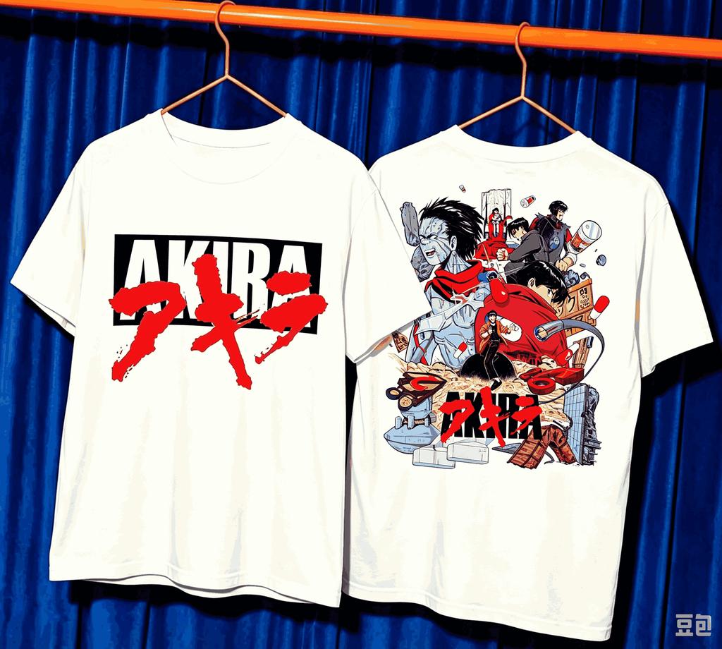 Akira Tshirt Summer Short Sleeve Unisex Tshirts Casual Fashion Oversized Unisex Streetwear Trendy Cotton Breathable High Quality
