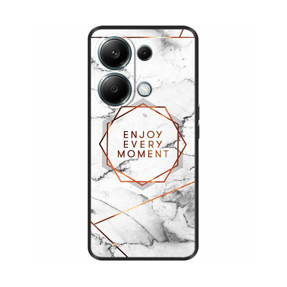 For Xiaomi Poco M6 Pro 4G Phone Case Cover Cute Cat Painted Black Silicone Soft Back Cover Cases For Poco M6 Pro Case M 6 M6Pro