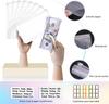 2023 Laser Budget Binder Zipper Envelopes Organizer Cash Envelopes for Budgeting Saving Money A6 Planner 6 Pockets Accessories