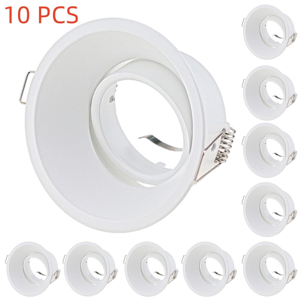 2/5/10 Pcs Round Led Downlights Simple Recessed Ceiling Spot Lights Lamps Ceiling Lamp for Indoor Residential Home