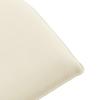 Foldable Sun Lounger Cream 175 X 54 X 8.5 Cm Oxford Fabric